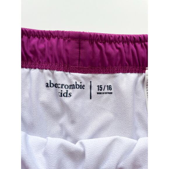 Girl's Abercrombie Kids Magenta Athletic Shorts Size 15/16 - Picture 2 of 6